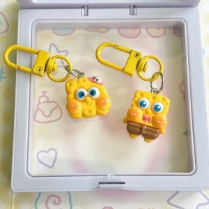22. Gantungan Kunci Spongebob dan Patrick Mini (Spongebob Patrick Keychain) - Image 2