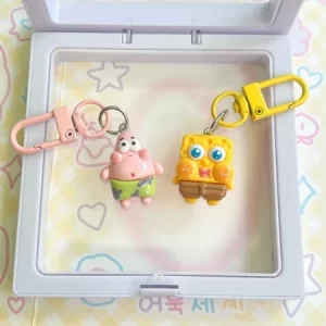 22. Gantungan Kunci Spongebob dan Patrick Mini (Spongebob Patrick Keychain) - Image 4